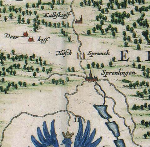 Karte um 1650
