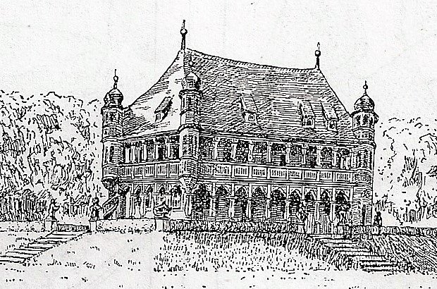Zeichnung Herrenhaus 1937